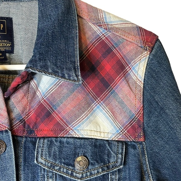 Gap‎ + Pendleton 1969 Icon Denim Jacket Dark Indigo #322751 Medium - Picture 5 of 11